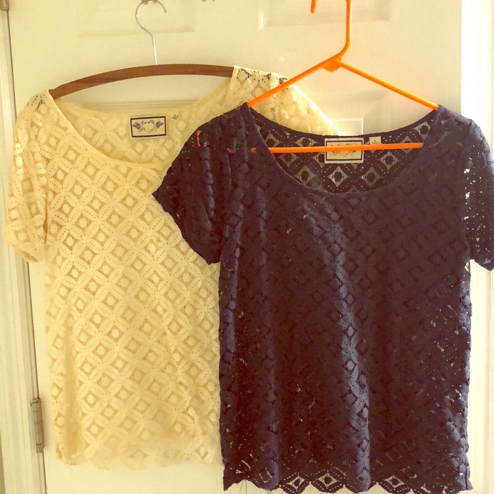 ANTHROPOLOGIE LACE BLOUSE BUNDLE